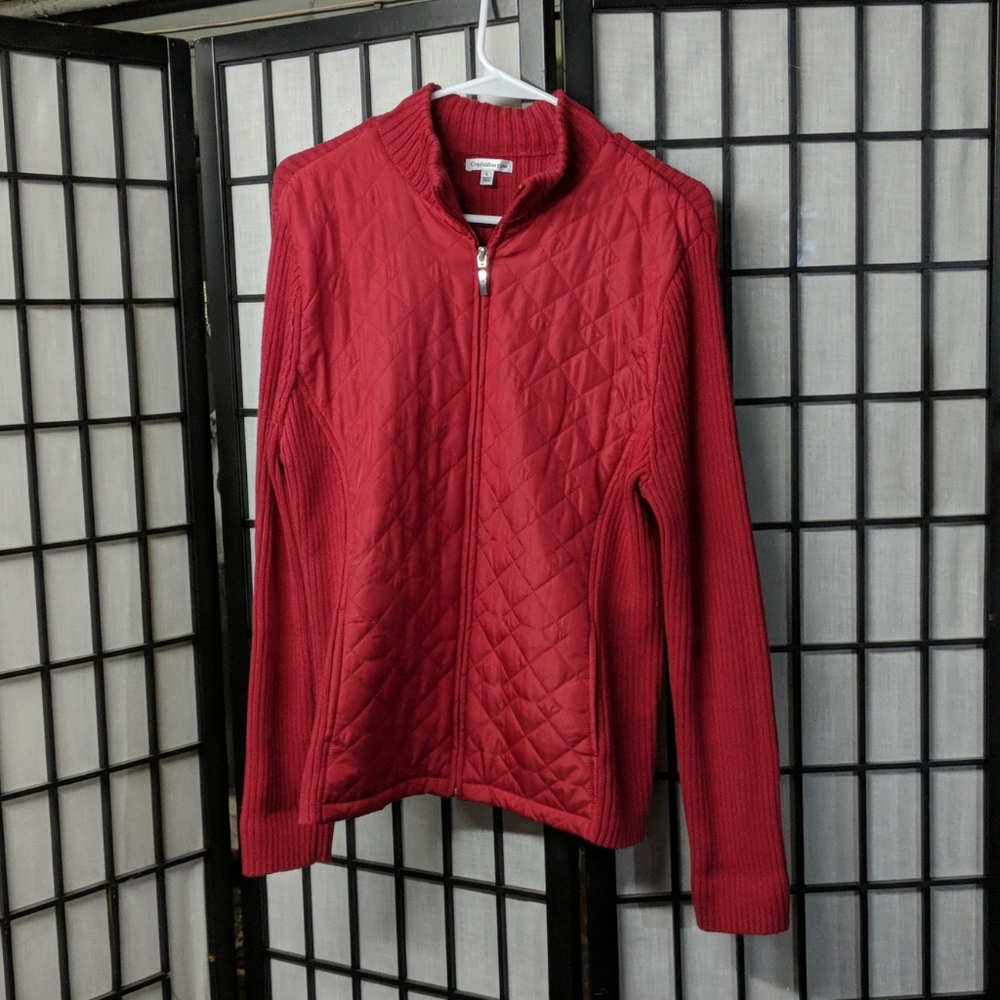Croft and barrow sweater jacket